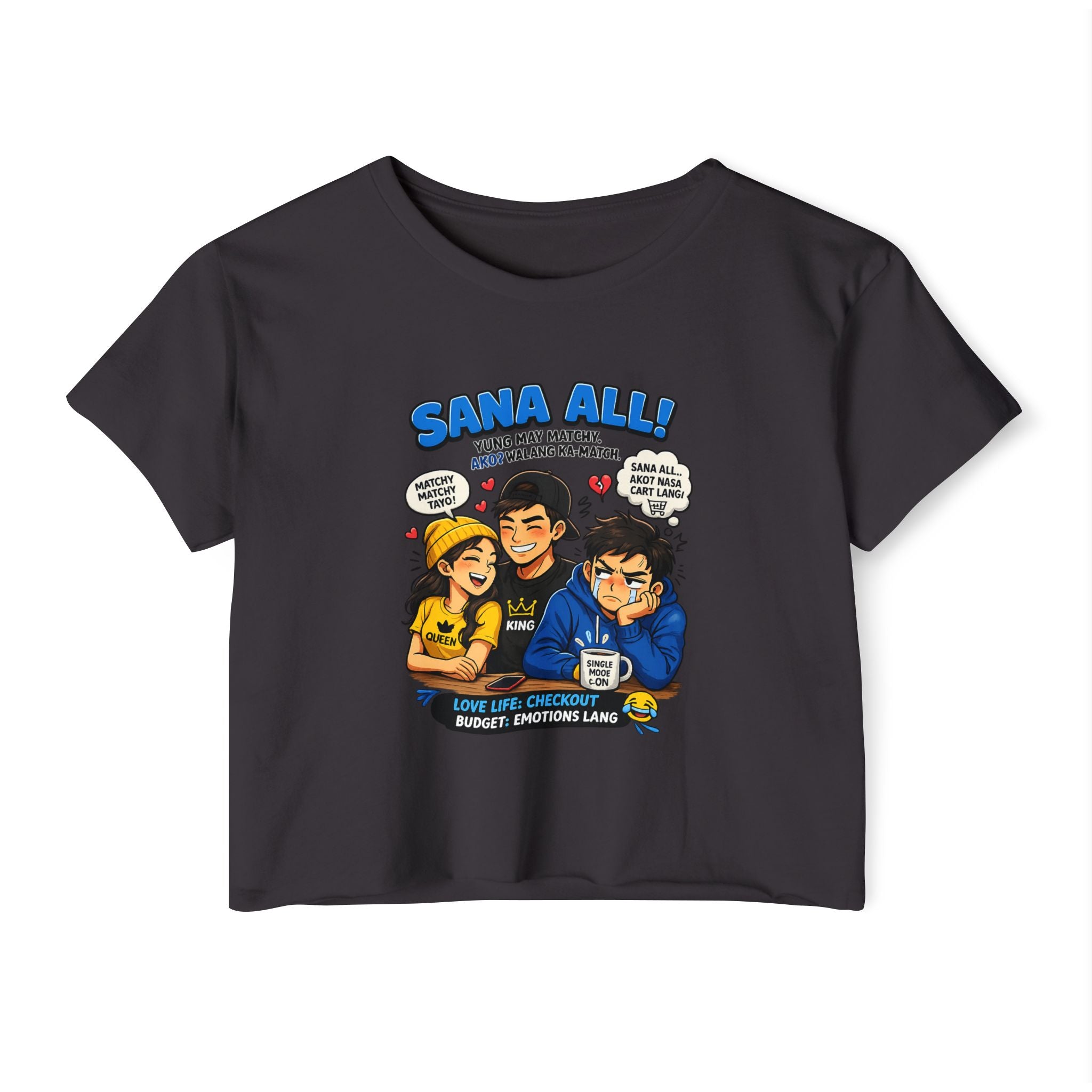 Inchaw Apparel "Sana All!" Ladies Festival Crop Top