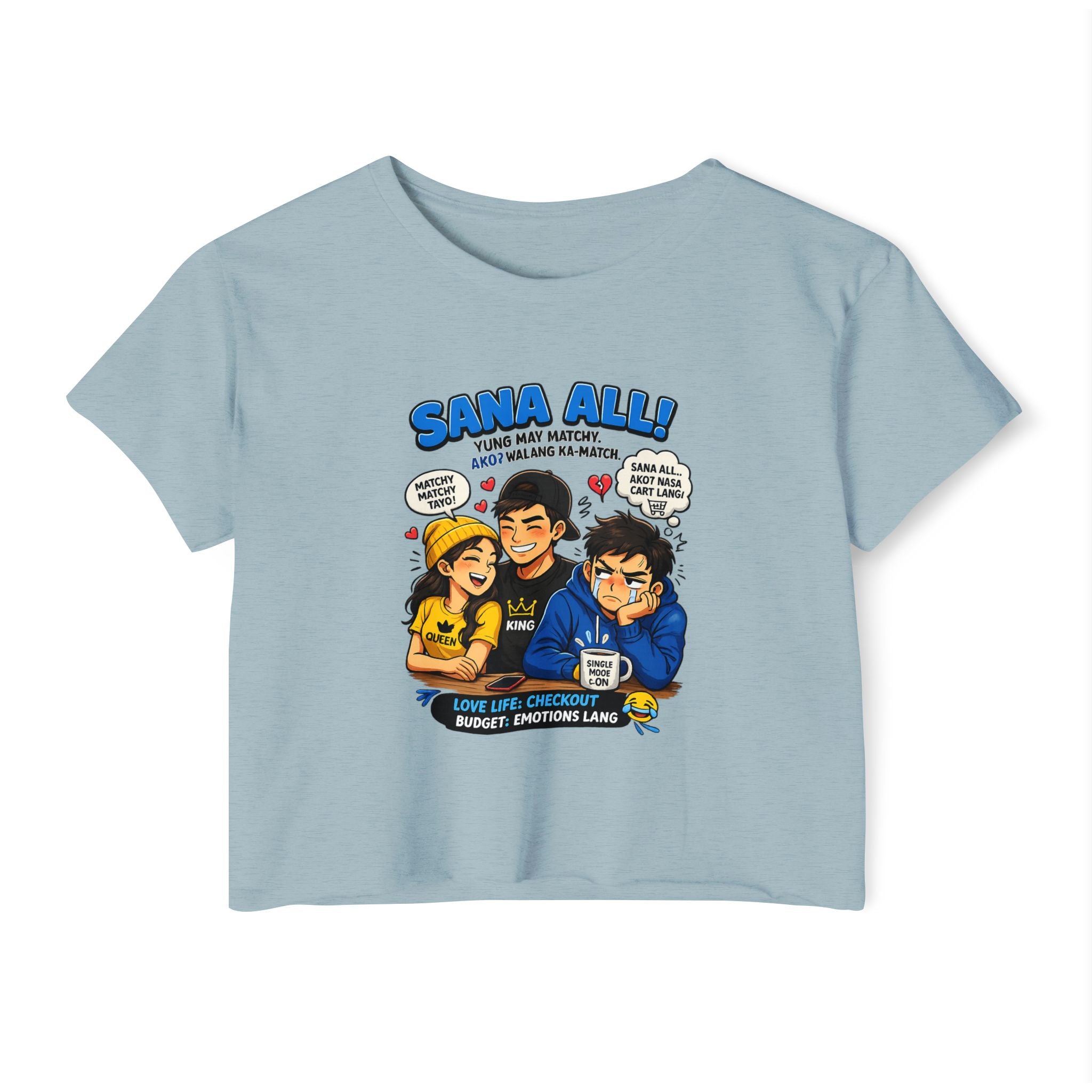 Inchaw Apparel "Sana All!" Ladies Festival Crop Top