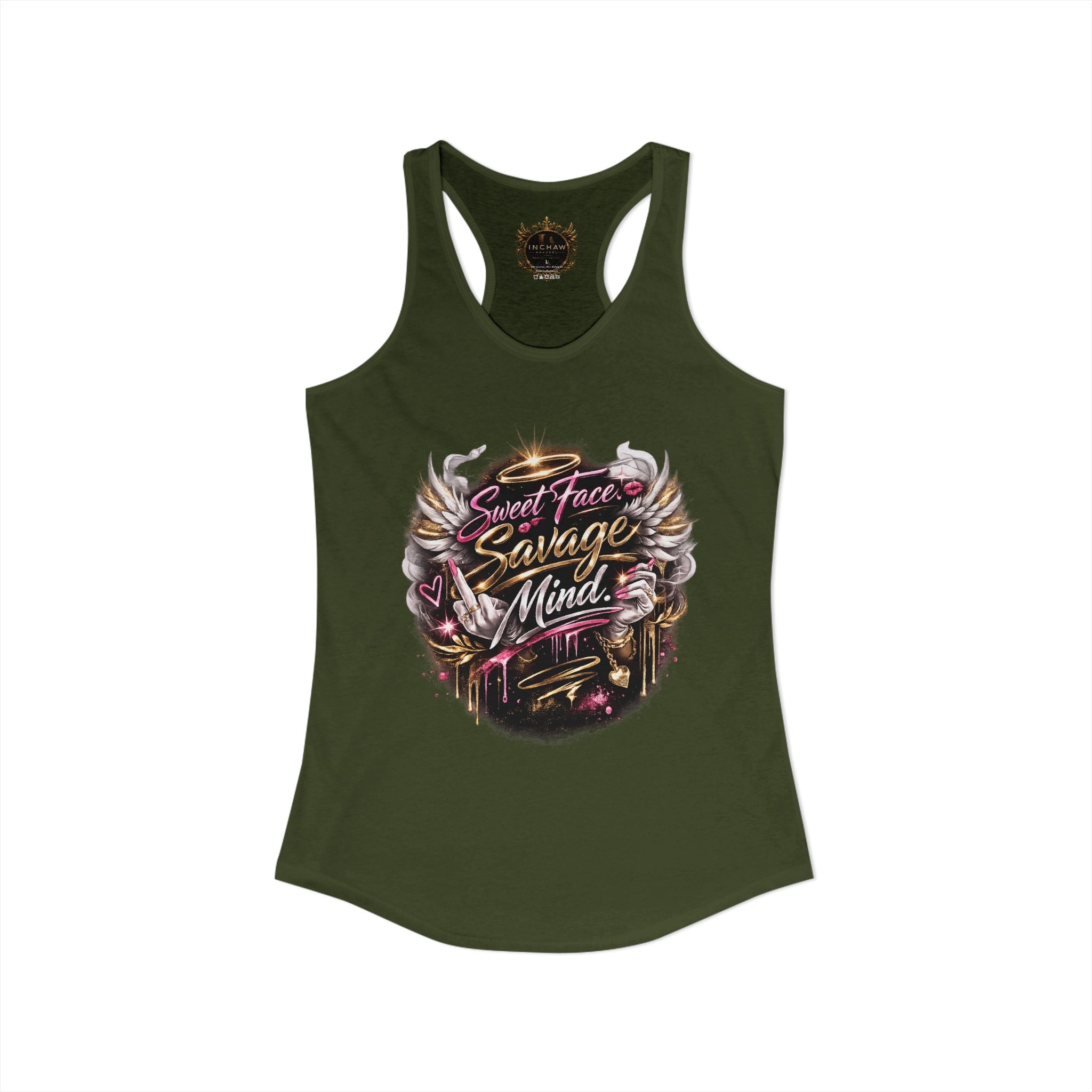 Inchaw Apparel "Sweet Face Savage Mind" Tank Top