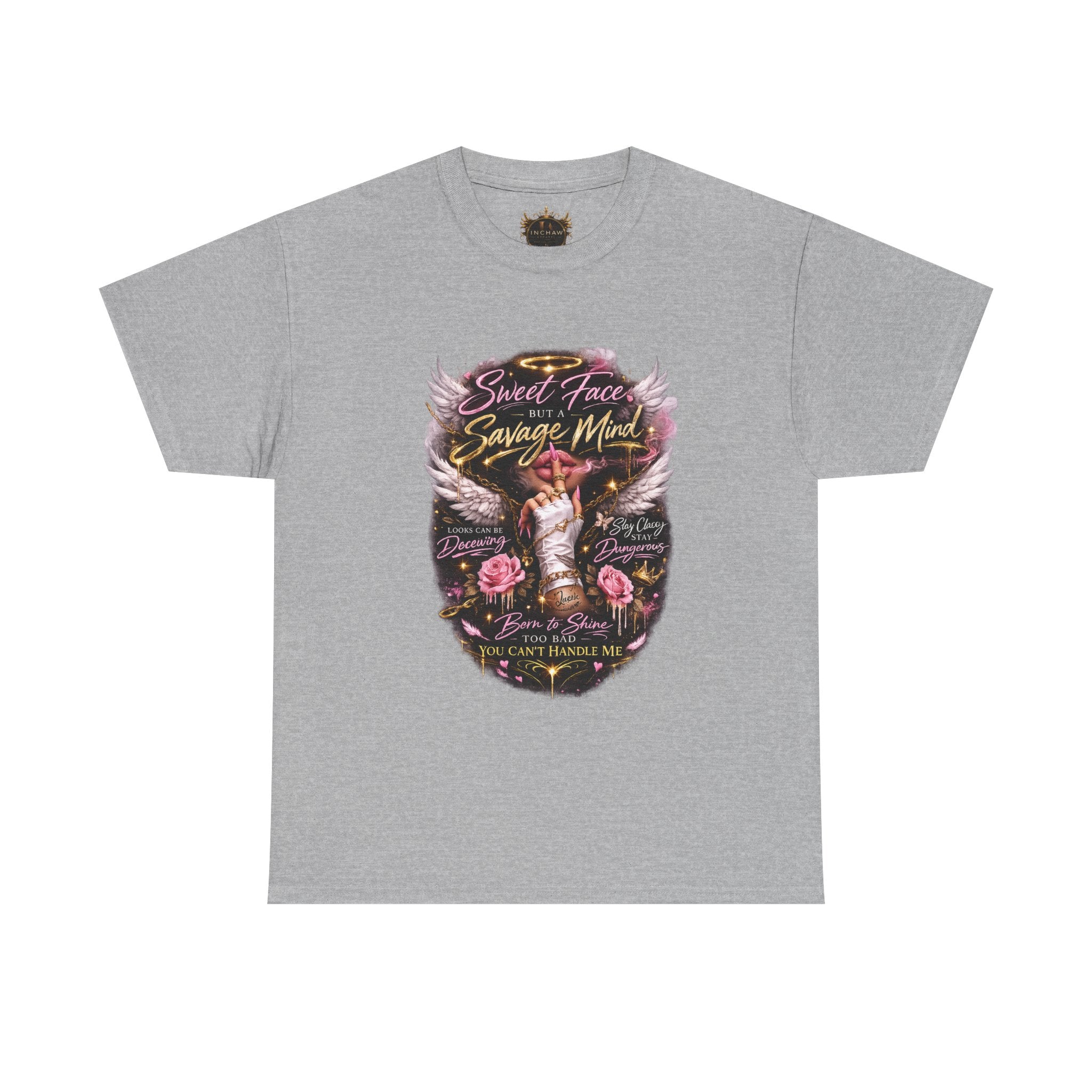 Inchaw Apparel "Sweet Face Savage Mind" T-Shirt