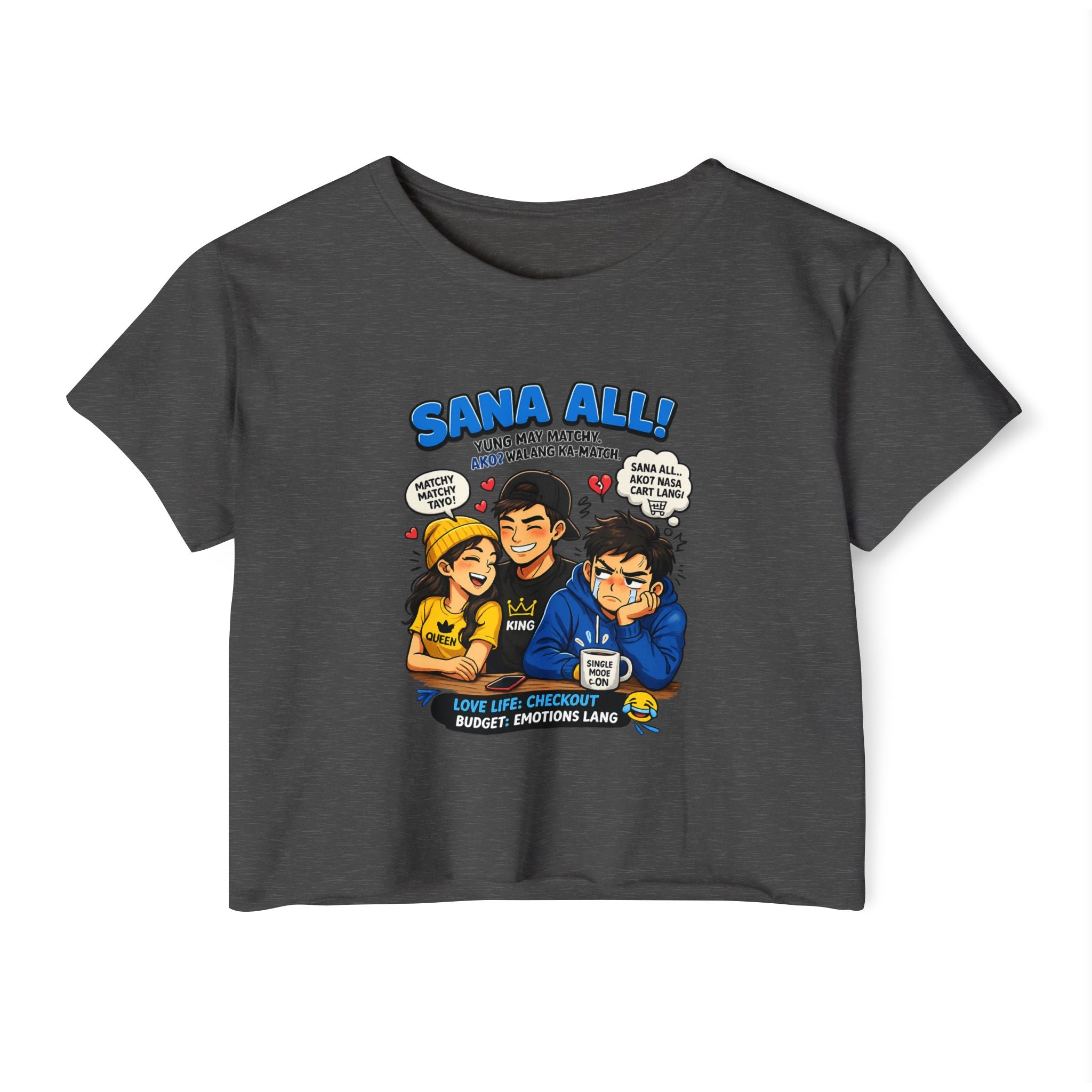 Inchaw Apparel "Sana All!" Ladies Festival Crop Top