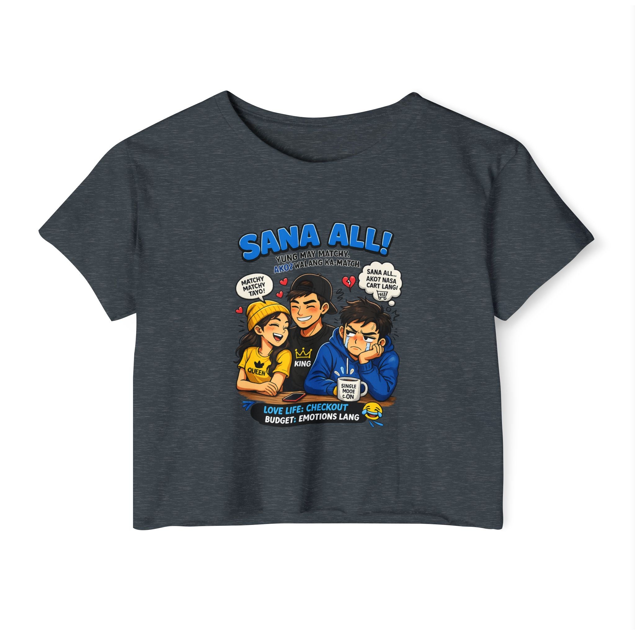 Inchaw Apparel "Sana All!" Ladies Festival Crop Top