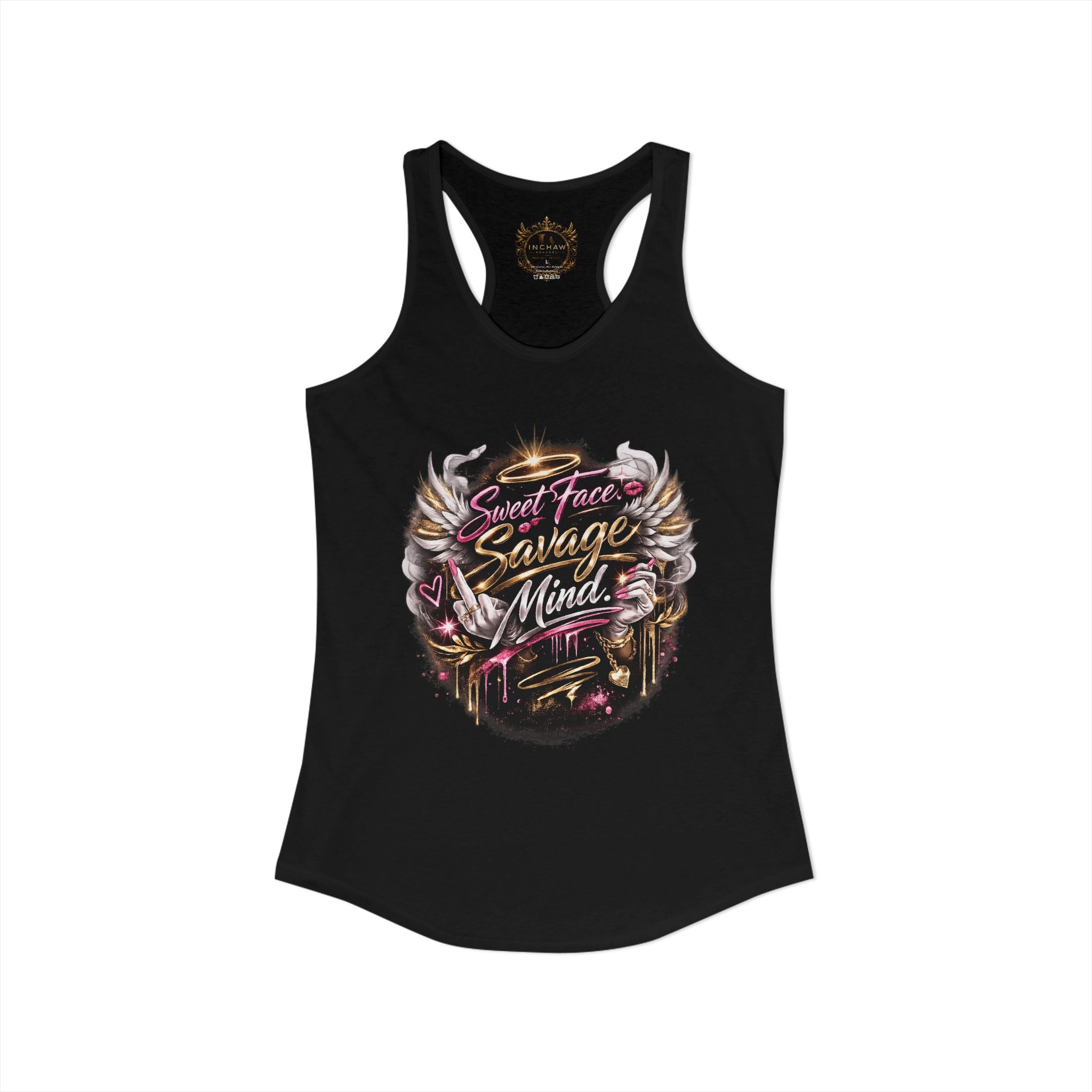Inchaw Apparel "Sweet Face Savage Mind" Tank Top