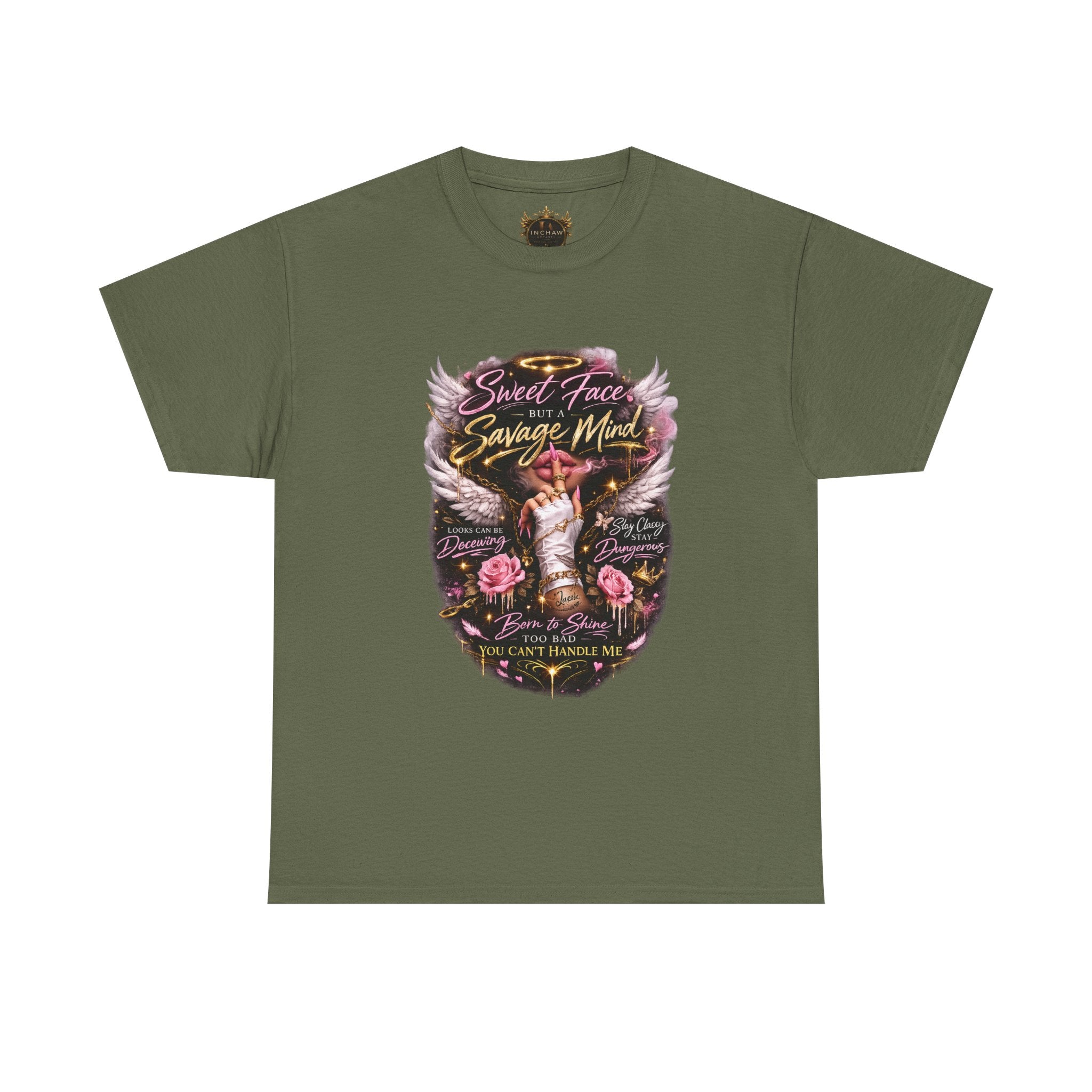 Inchaw Apparel "Sweet Face Savage Mind" T-Shirt