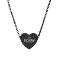 Inchaw Apparel "Love is Chaos" Heart Necklace