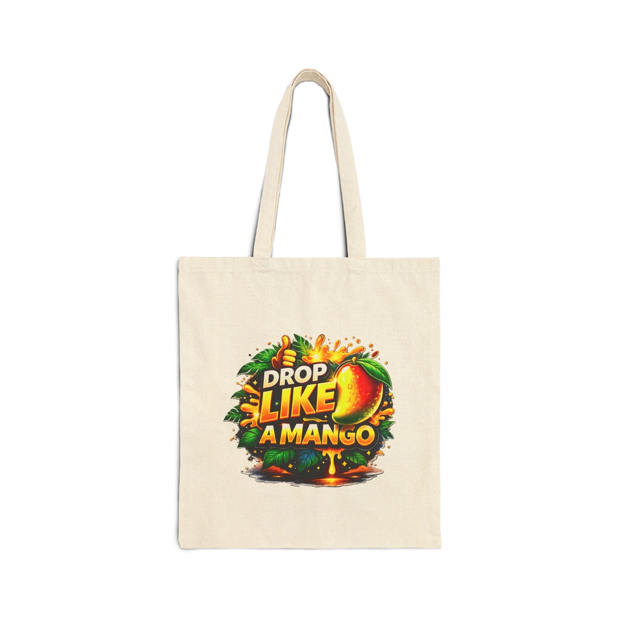 Inchaw Apparel "Drop Like a Mango" Canvas Tote Bag