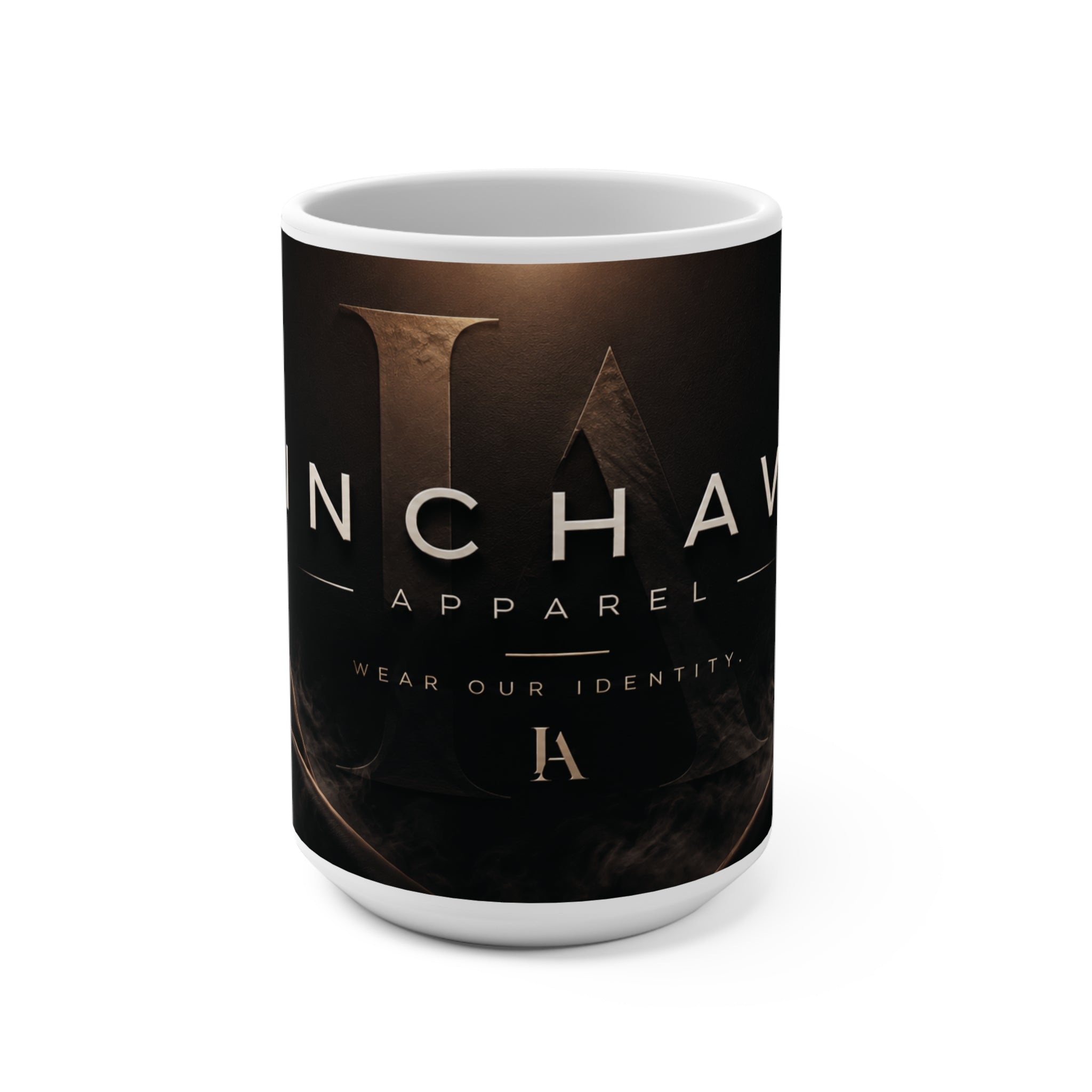 Inchaw Apparel "Logo Dark Smoke" 15oz Coffee Cup